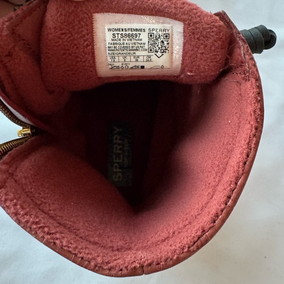 Sperry Ellis Saltwater Waterproof Boot, Size 7.5 - Picture 9 of 12